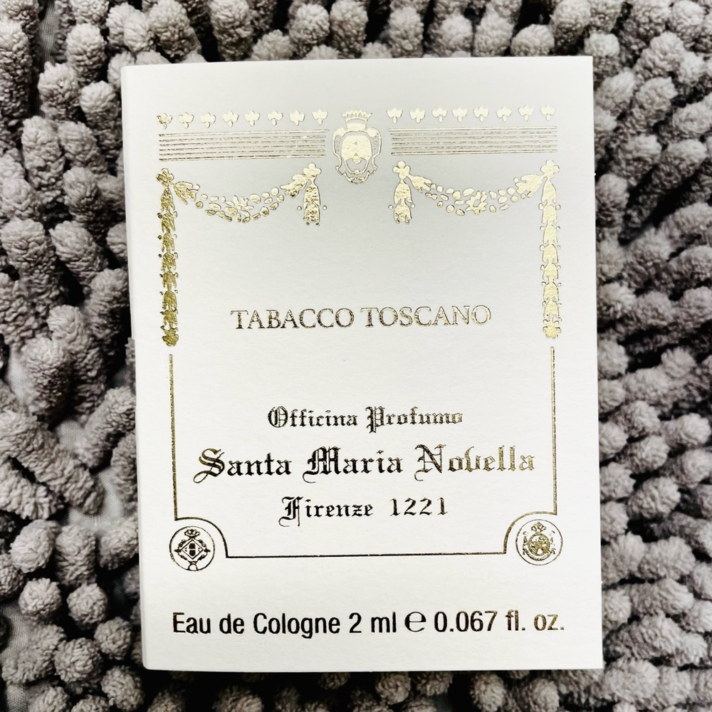 Santa Maria Novella Tabacco Toscano Eau de Cologne Sample, 0.06 fl oz